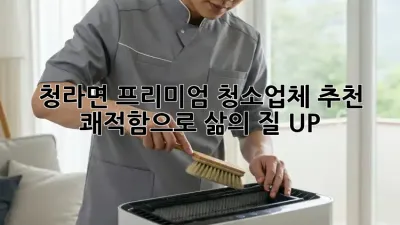 💎 청라면 프리미엄 청소업체 추천! ✨ 쾌적함으로 삶의 질 UP! 🏡